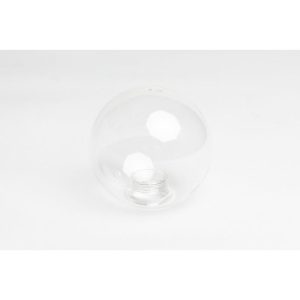 אהיל זכוכית - זכוכית שקופה קוטר 100 מ"מ הברגה G9