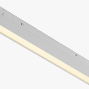 גוף תאורה LINEAR 12W לפס צבירה מגנטי MINIMAL TRACK 48V לבן