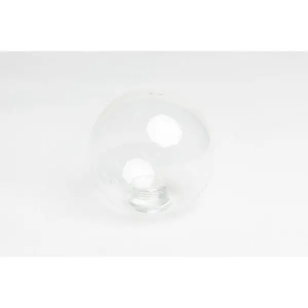 אהילים וזכוכיות - זכוכית שקופה קוטר 120 מ"מ הברגה G9
