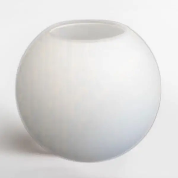 אהיל זכוכית - זכוכית כדור חלבית קוטר 250 מ"מ